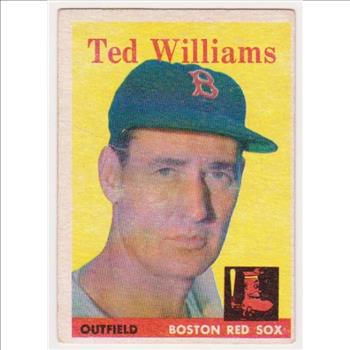 1958 Topps Ted Williams #1 Card - HOF'er
