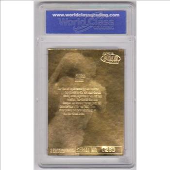 Graded Gem Mint 10 - Michael Jordan 1996-97 Fleer Ultra Starring Role Feel The Game 23 Kt Gold Card