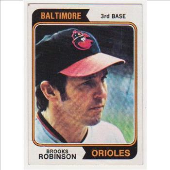 1974 Topps Brooks Robinson #160 Card - HOF'er