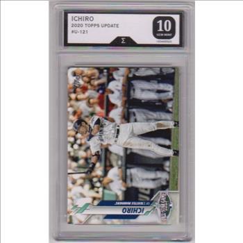 Graded Sigma Gem Mint 10 - Ichiro Suzuki 2020 Topps Update #U-121 Card