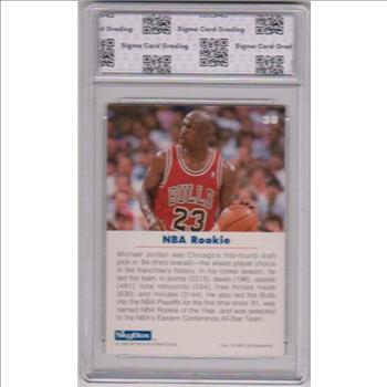 Graded Sigma Mint+ 9.5 - Michael Jordan 1992 Skybox USA #38 Card