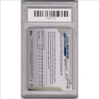 Rookie Graded Gem Mint 10 - Randy Arozarena 2020 Topps Update # U-208 Card