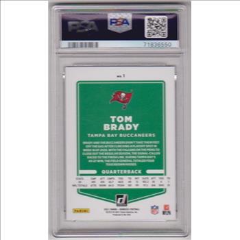 Graded PSA Mint 9 - Tom Brady 2021 Donruss #1 Card