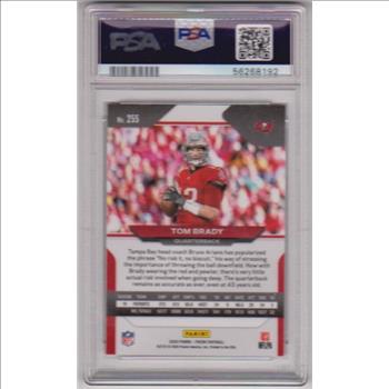 Graded PSA Mint 9 - Tom Brady 2020 Panini Prizm #255 Card