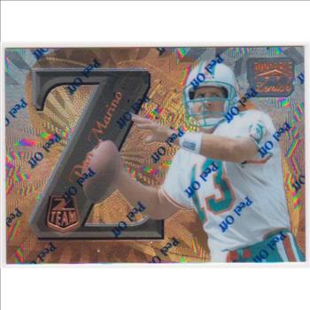 1997 Zenith Z-Team Dan Marino #ZT2 Promo Card