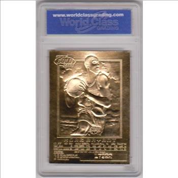 Rookie Graded Gem Mint 10 - Kobe Bryant 1996-97 Skybox EX-2000 Feel The Game 23 Kt Gold Card