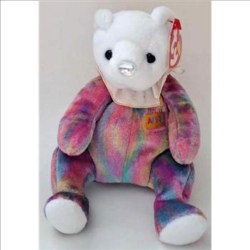 2001 Ty Beanie Baby April The Birthday Bear - With Original Tags