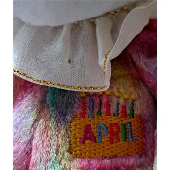 2001 Ty Beanie Baby April The Birthday Bear - With Original Tags