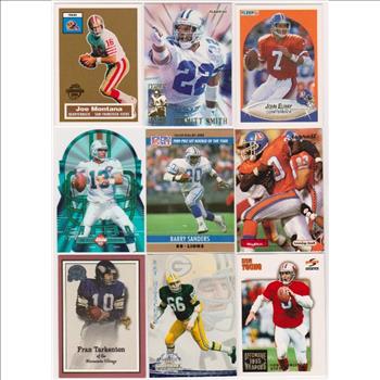 Football Card Collection 1990-2005 w/ Joe Montana, Dan Marino + More