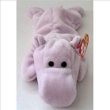 1993 Ty Beanie Baby HAPPY THE HIPPO - With Original Tags
