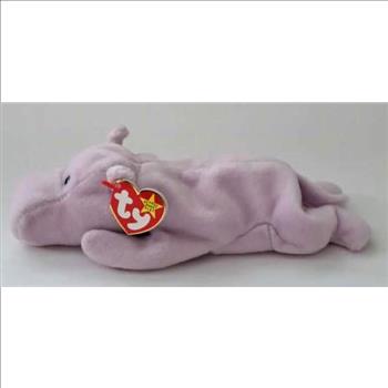1993 Ty Beanie Baby HAPPY THE HIPPO - With Original Tags