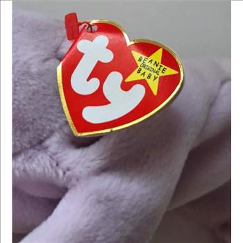 1993 Ty Beanie Baby HAPPY THE HIPPO - With Original Tags