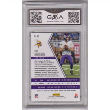 Graded Gem Mint 10 - Sam Bradford 2017 Panini Phoenix #40 Card