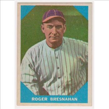 1960 Fleer Roger Bresnahan #8 Card - HOF'er
