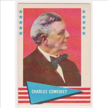 1961 Fleer Charles Comiskey #18 Card - HOF'er