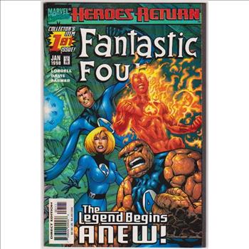 1998 Marvel Comics Fantastic Four #1 Issue 