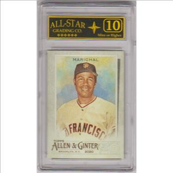 Graded 10 - Juan Marichal 2020 Topps Allen & Ginter #124 Card