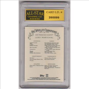 Graded 10 - Juan Marichal 2020 Topps Allen & Ginter #124 Card