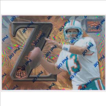 1997 Zenith Z-Team Dan Marino #ZT2 Promo Card