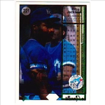 Error - 1989 Upper Deck Bo Jackson Double Back Error