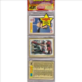 1987 Topps Baseball 49 Card Rack Pack w/ Fernando Valenzuela On Front