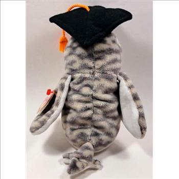 1999 Ty Beanie Baby Wiser The Owl - New With Tags