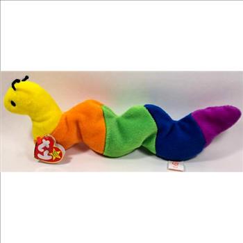 1995 Ty Beanie Baby Inch The Inchworm - With Original Tags
