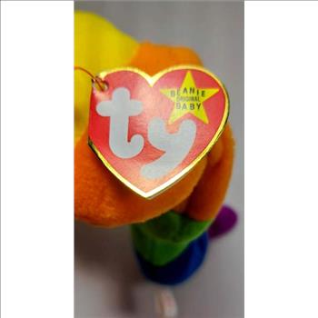 1995 Ty Beanie Baby Inch The Inchworm - With Original Tags
