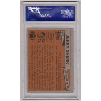 Graded PSA Mint 9 - Jerry Sherk 1981 Topps #149 Card
