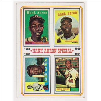 1974 Topps Hank Aaron #3 Card - HOF'er