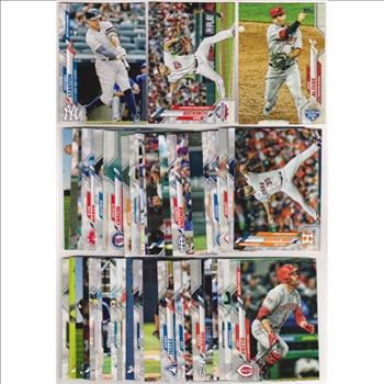 100 Different 2020 Topps Update Baseball Cards w/ Giancarlo Stanton + More