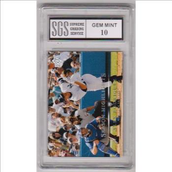 Graded Gem Mint 10 - Alex Rodriguez 2008 Upper Deck #381 Card