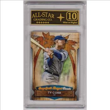 Graded 10 - Ty Cobb 2019 Topps Grapefruit League Greats #GLG-7 Insert Card