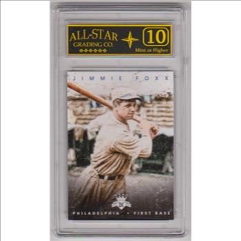 Graded 10 - Jimmie Foxx 2016 Panini Diamond Kings #8 Card