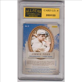 Graded 10 - Jimmie Foxx 2016 Panini Diamond Kings #8 Card