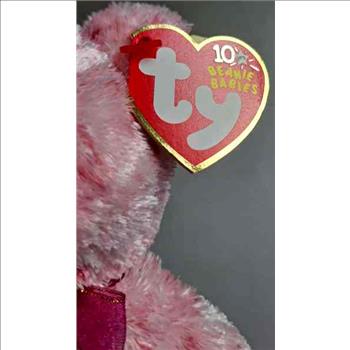 2002 Ty Beanie Baby Smitten The Black Nose Bear - With Original Tags