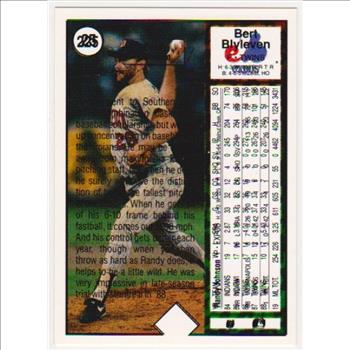 Error - Randy Johnson 1989 Upper Deck Rookie w/ Double Print Back, Shadow Print Front - Rare Misprint