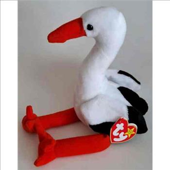 1999 Ty Beanie Baby STILTS THE STORK - New With Tags