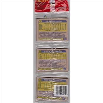  1987 Topps Baseball 49 Card Rack Pack w/ Darryl Strawberry On Front