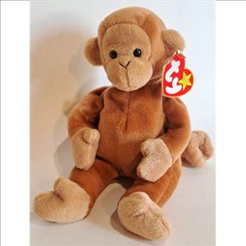 1995 Ty Beanie Baby BONGO THE MONKEY - New With Tags