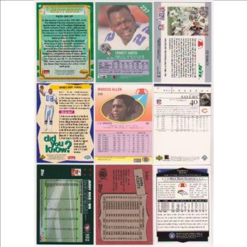 Football Card Collection 1987-2007 w/ Brett Favre + Emmitt Smith + More