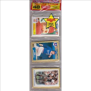 1987 Topps Baseball 49 Card Rack Pack w/ Whitey Herzog On Front