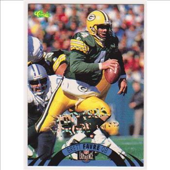 Only 499 Exist - Brett Favre 1996 Classic NFL Experience Printers Proof #19 Insert Card
