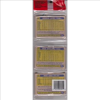 1987 Topps Baseball 49 Card Rack Pack w/ Cal Ripken On Front