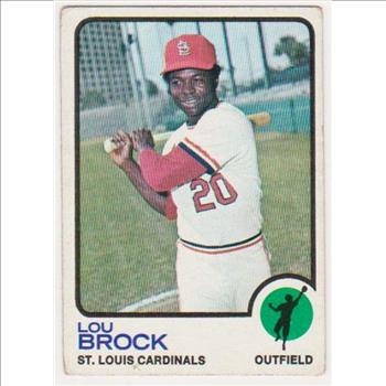 1973 Topps Lou Brock #320 Card - HOF'er