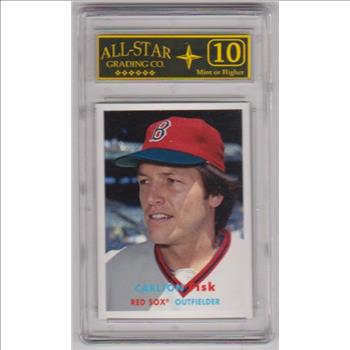 Graded 10 - Carlton Fisk 2015 Topps Archives #30 Card