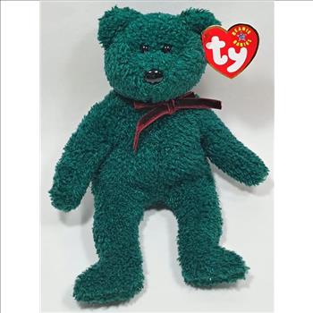 2001 Ty Beanie Baby HOLIDAY TEDDY BEAR - With Original Tags
