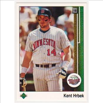 Error - Gary Sheffield 1989 Upper Deck Rookie w/ Double Print Back, Kent HrBek Front - Rare Misprint