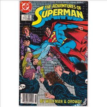 1987 DC Comics The Adventures Of Superman #433 Issue