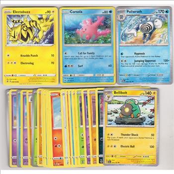 25 Different Pokemon Trading Cards w/ Electabuzz + More
